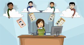 企业在线招聘推介片