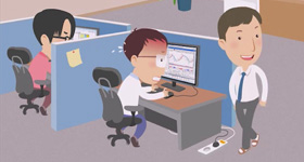 安全电源面板产品动画